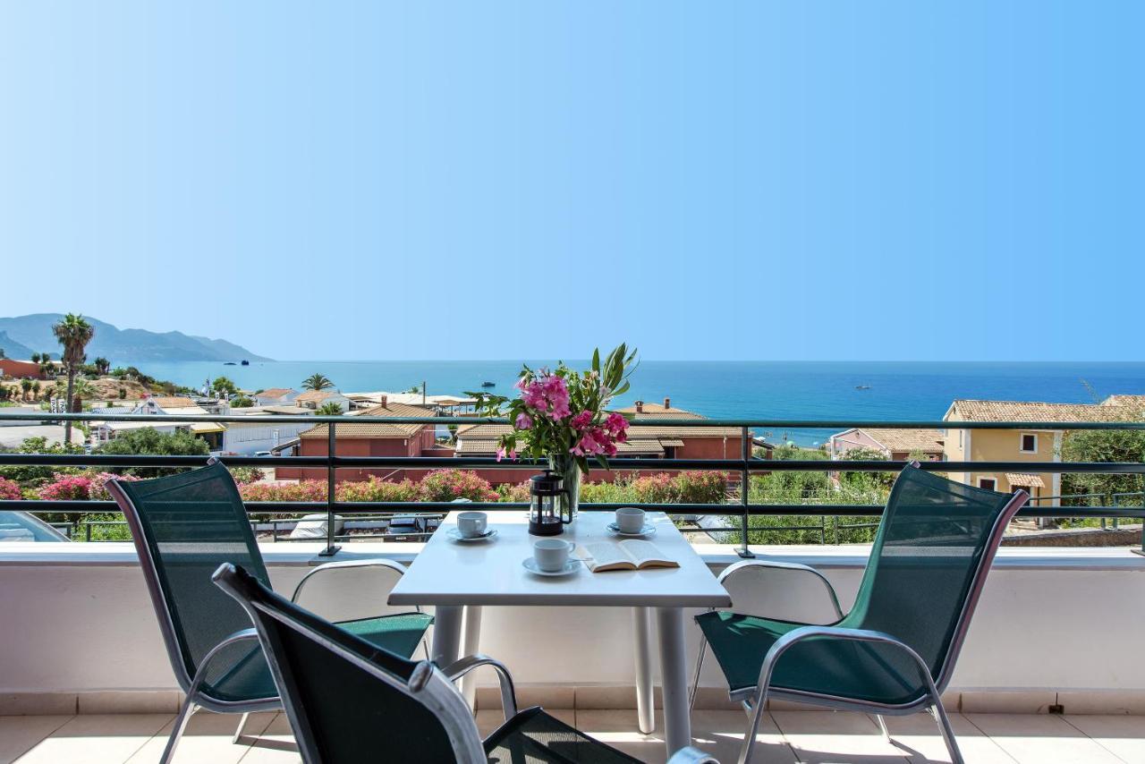 Corfu Amboti Apt Глифада Экстерьер фото